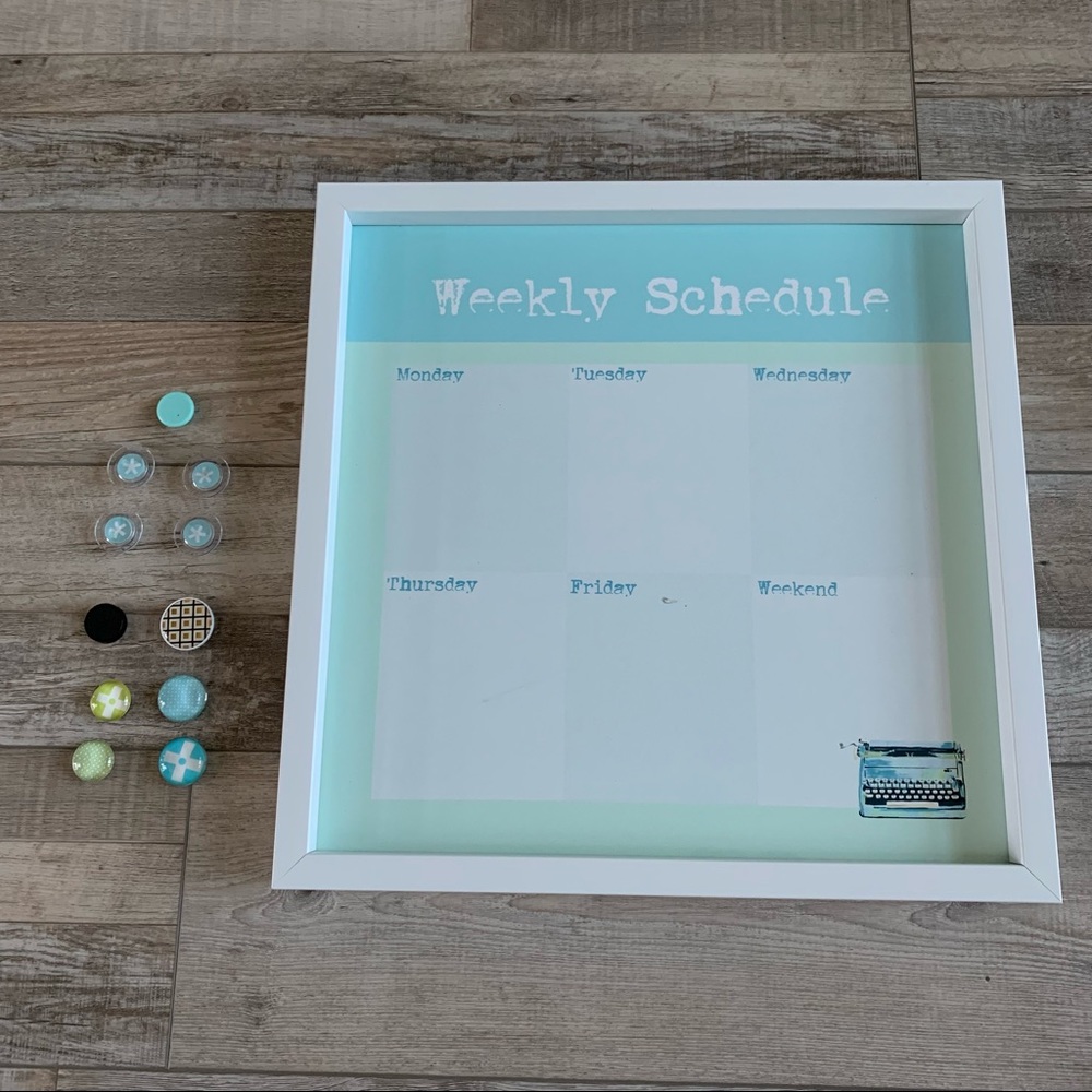 Weekday White Erase Board